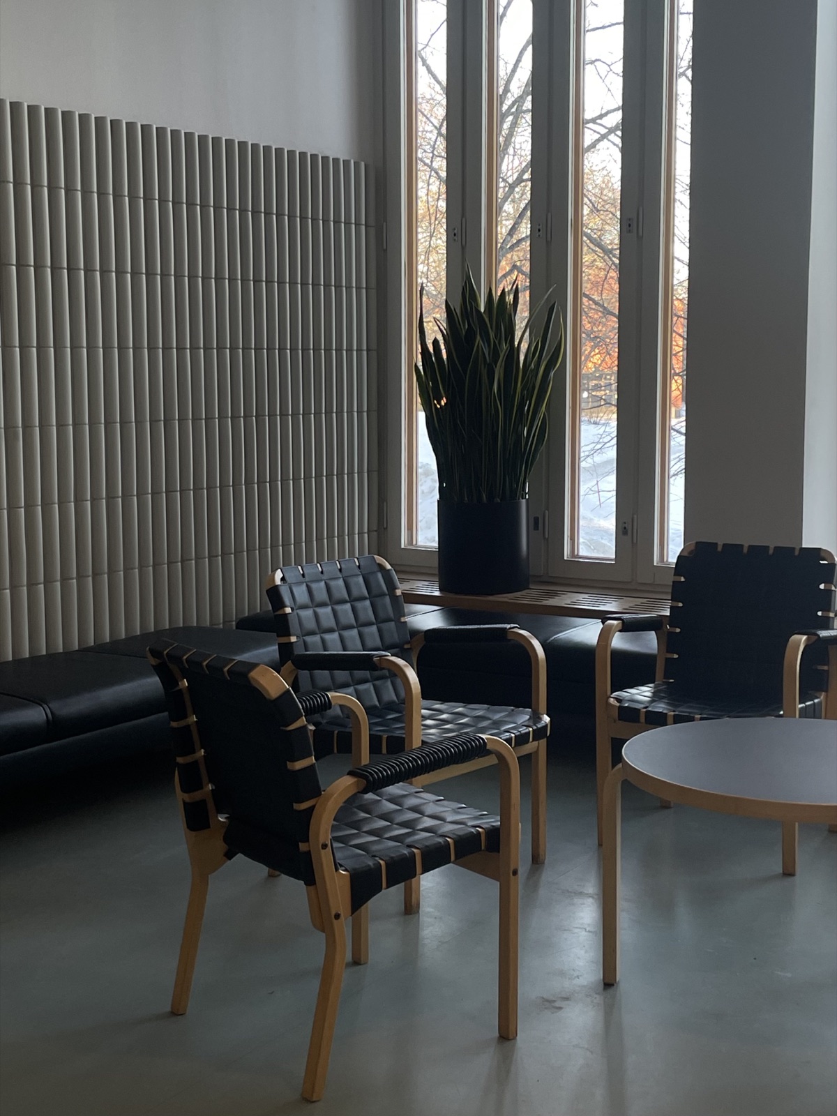 Quiet lounge interior